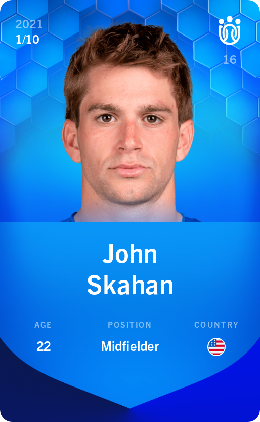 Sorare - Sorare Official - John Skahan 2021-22 • Super Rare 1/10 - NFT # 65277571190816349731665841764494493708594468310299749383855671830893279692133