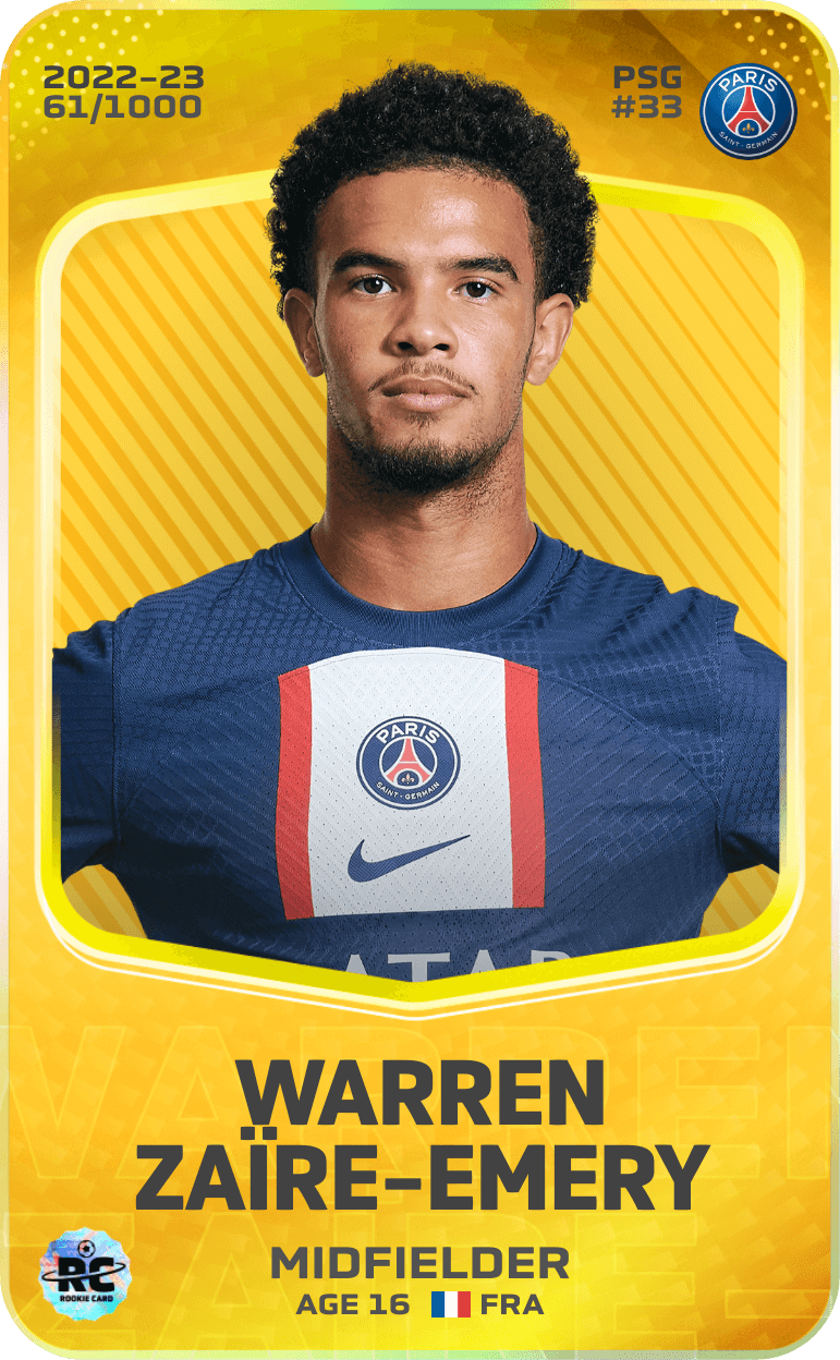 Warren Zaïre-Emery 2022-23 • Limited 61/1000