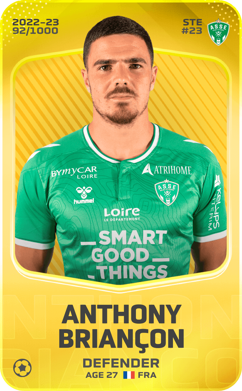 Anthony Briançon 2022-23 • Limited 92/1000