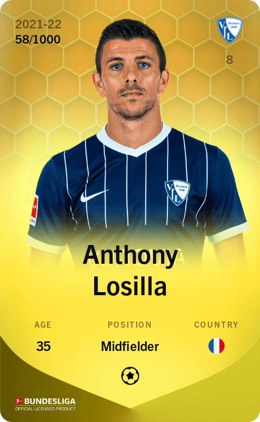 Anthony Losilla 2021-22 • Limited 58/1000