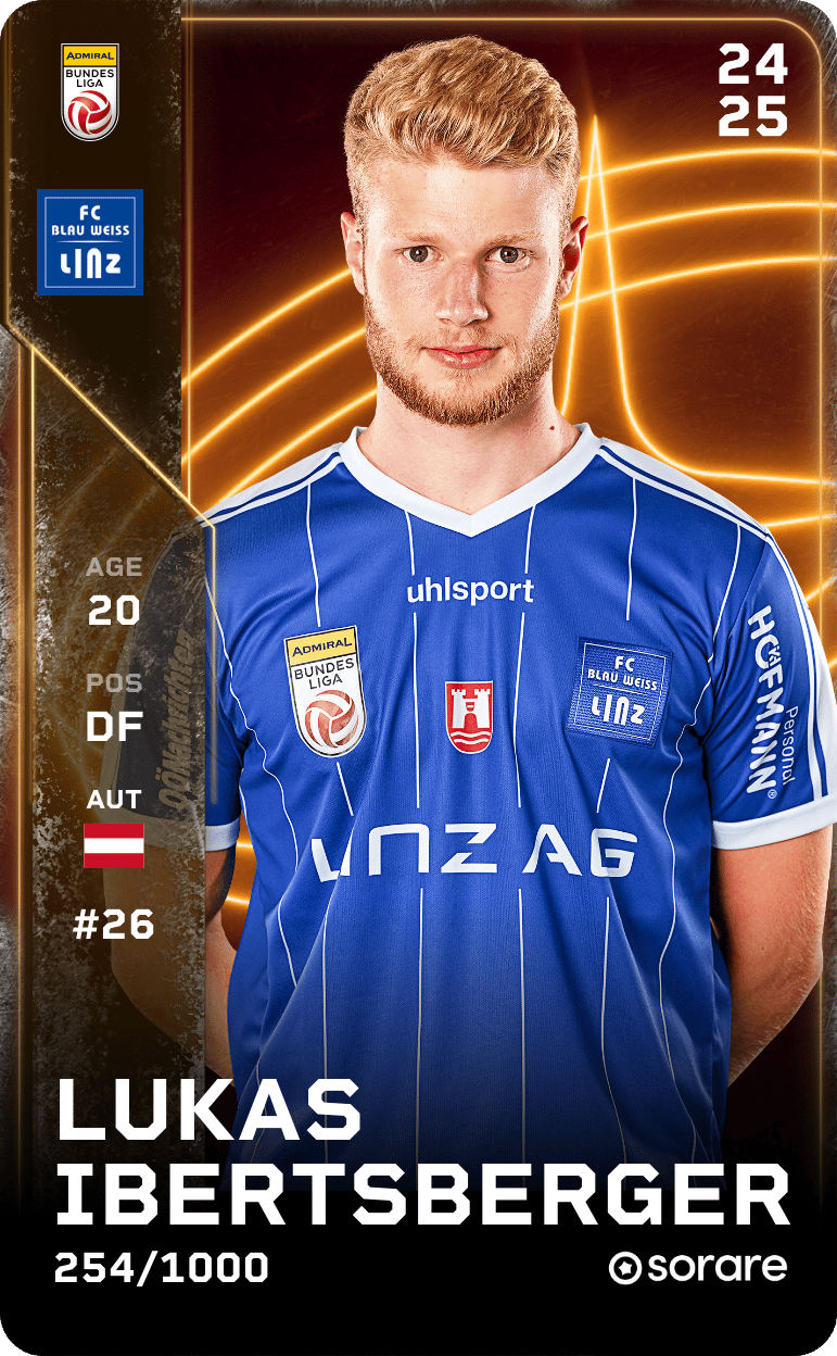 Lukas Ibertsberger 2024-25 • Limited 254/1000