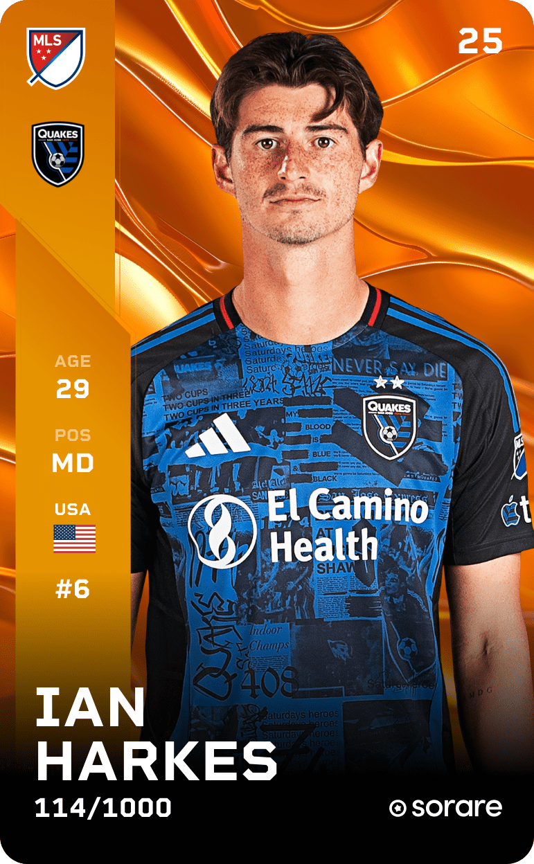 Ian Harkes 2025-26 • Limited 114/1000