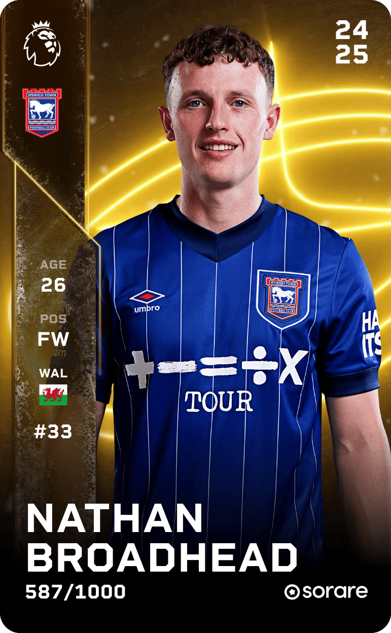Nathan Broadhead 2024-25 • Limited 587/1000
