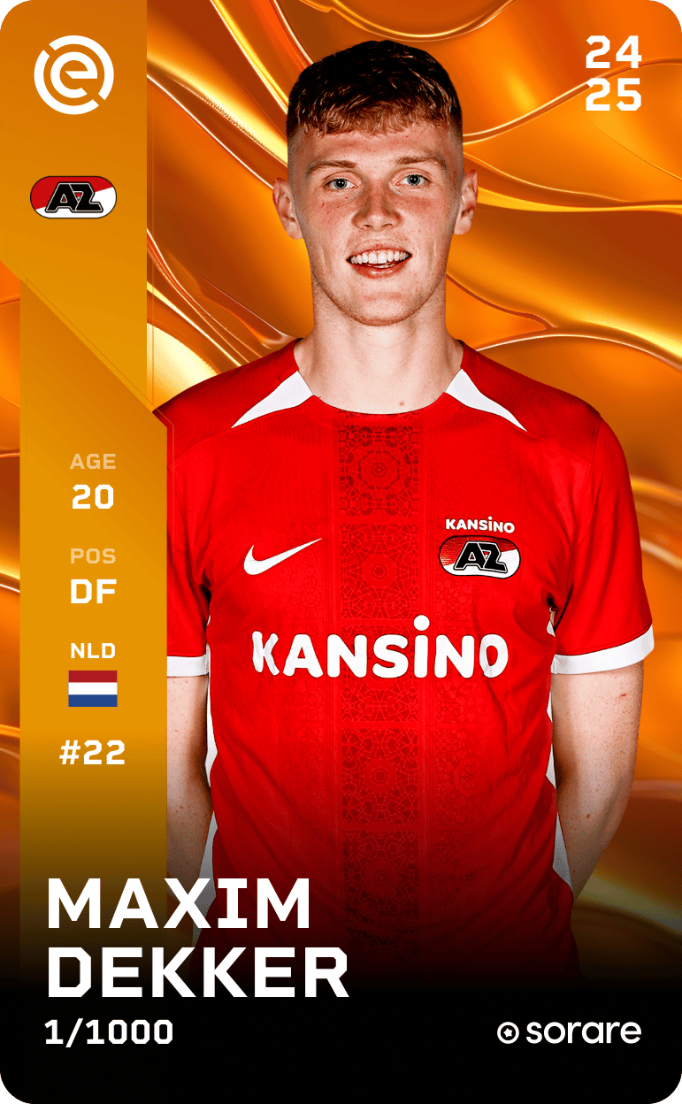 Maxim Dekker 2024-25 • Limited 1/1000