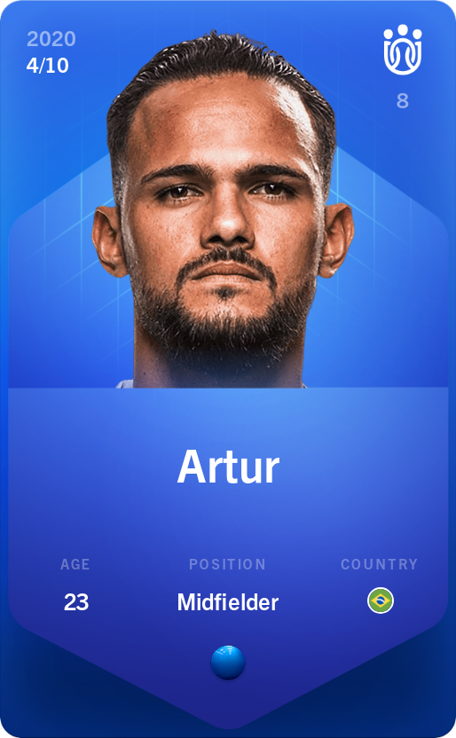 Sorare - Sorare Official - Artur 2020-21 • Super Rare 4/10 - NFT # 75467029691035367437520750062724354964700073674204785233907422325551541841968