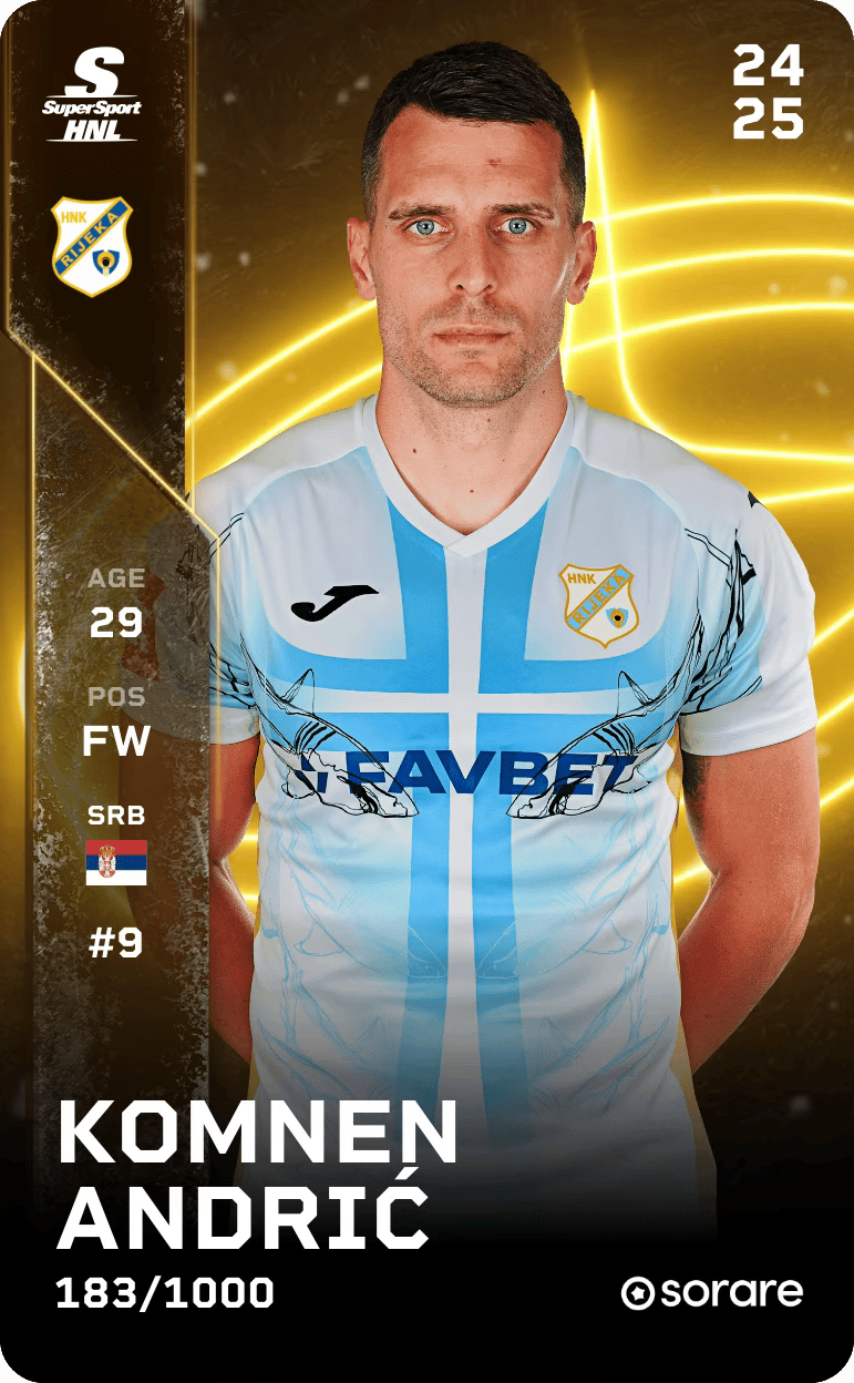 Komnen Andrić 2024-25 • Limited 183/1000