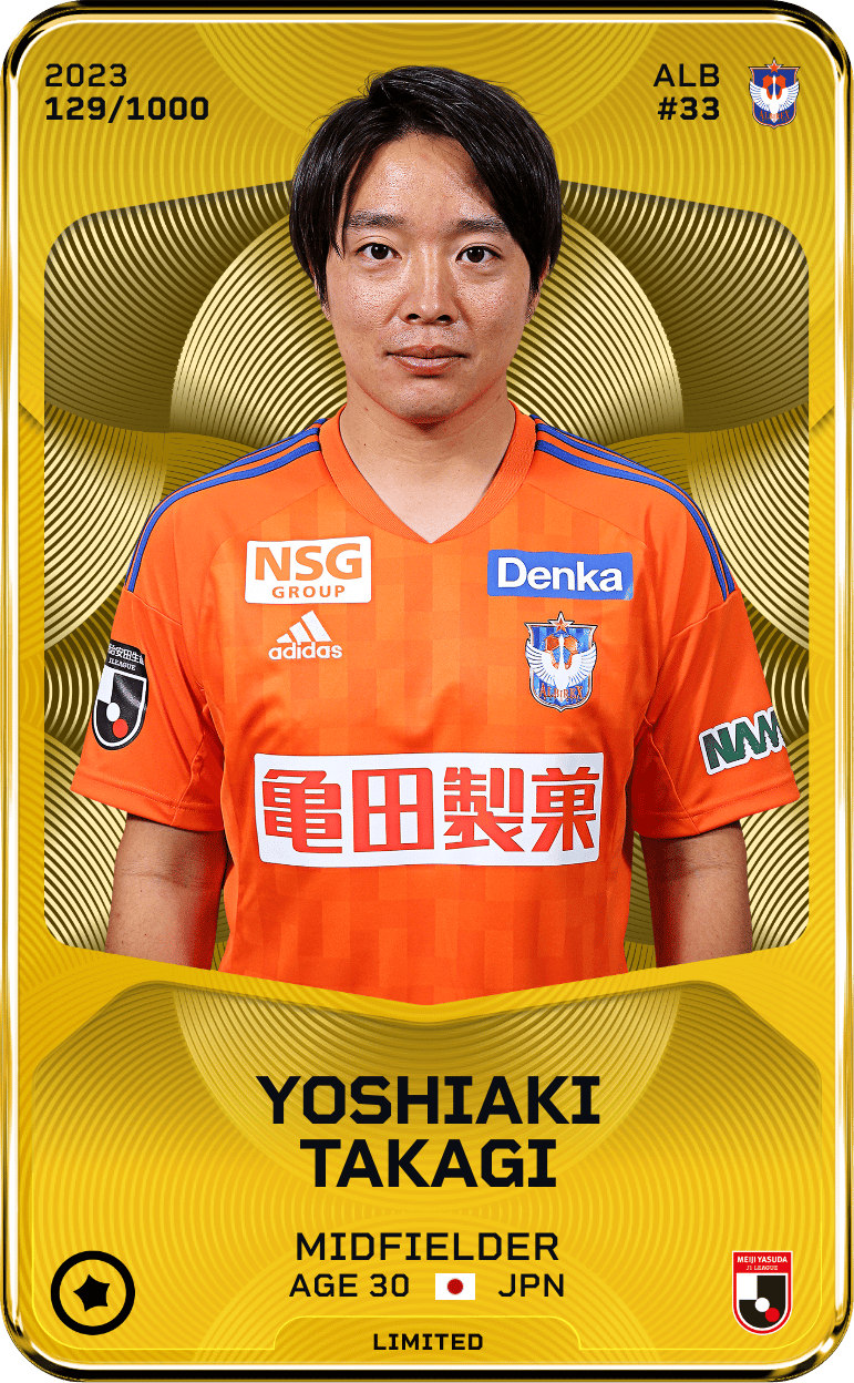 Yoshiaki Takagi 2023-24 • Limited 129/1000