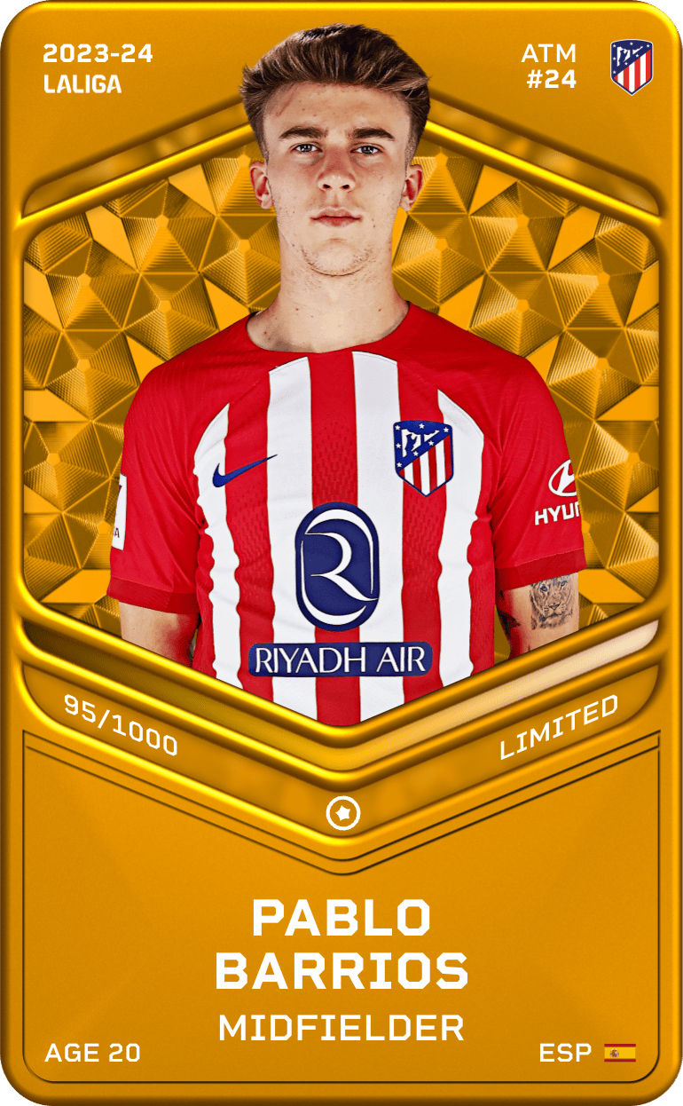 Pablo Barrios 2023-24 • Limited 95/1000