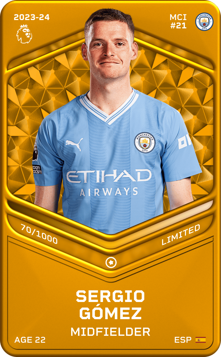 Sergio Gómez 2023-24 • Limited 70/1000