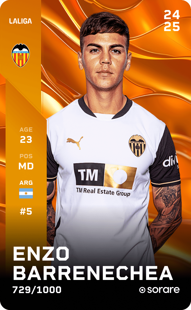 Enzo Barrenechea 2024-25 • Limited 729/1000