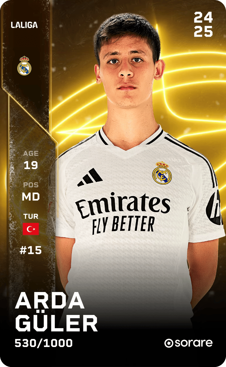 Arda Güler 2024-25 • Limited 530/1000