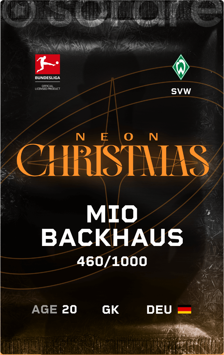 Mio Backhaus 2024-25 • Limited 460/1000