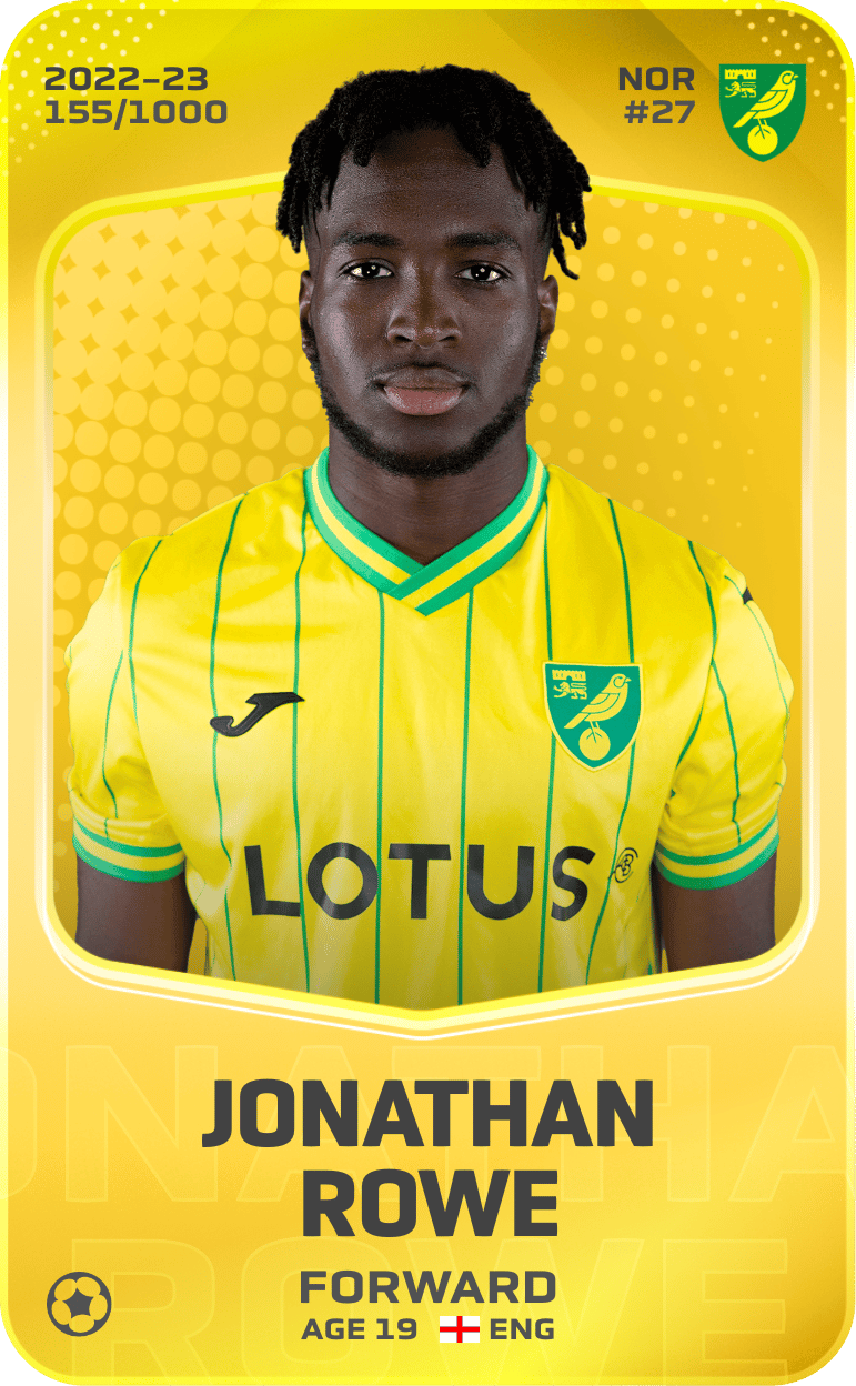 Jonathan Rowe 2022-23 • Limited 155/1000