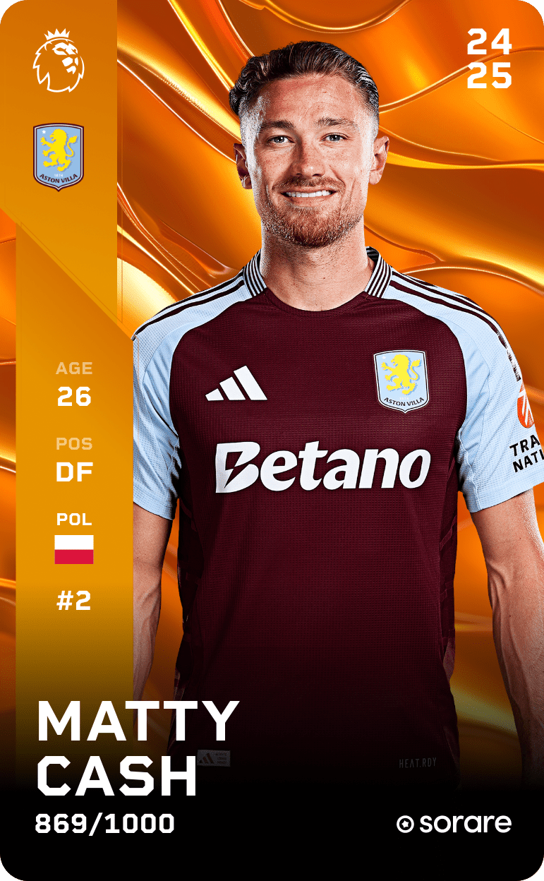 Matty Cash 2024-25 • Limited 869/1000
