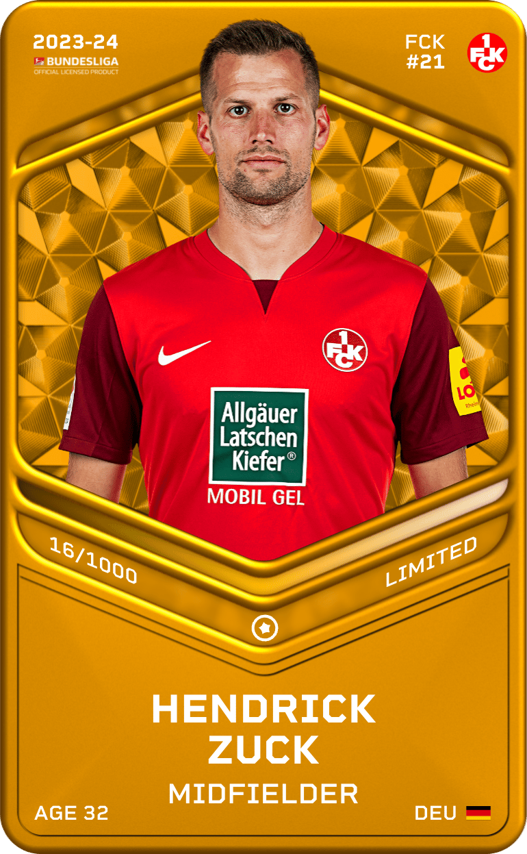 Hendrick Zuck 2023-24 • Limited 16/1000