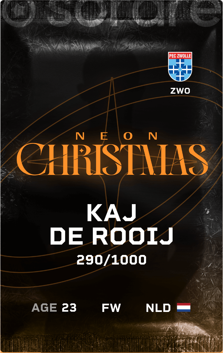 Kaj de Rooij 2024-25 • Limited 290/1000