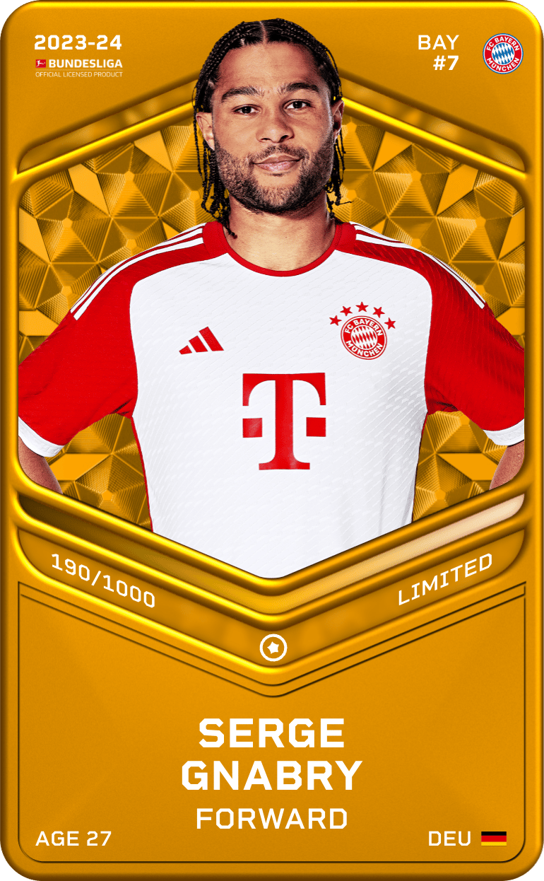 Serge Gnabry 2023-24 • Limited 190/1000