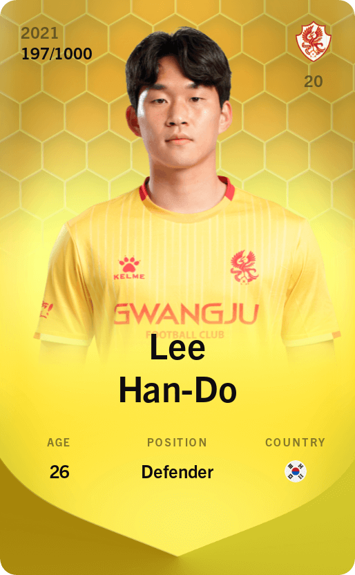 Lee Han-Do 2021-22 • Limited 197/1000