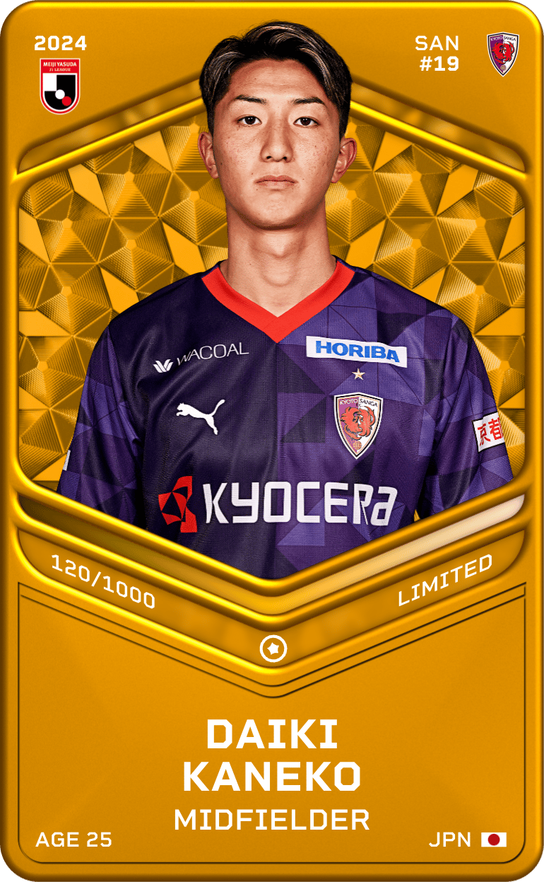 Daiki Kaneko 2024-25 • Limited 120/1000