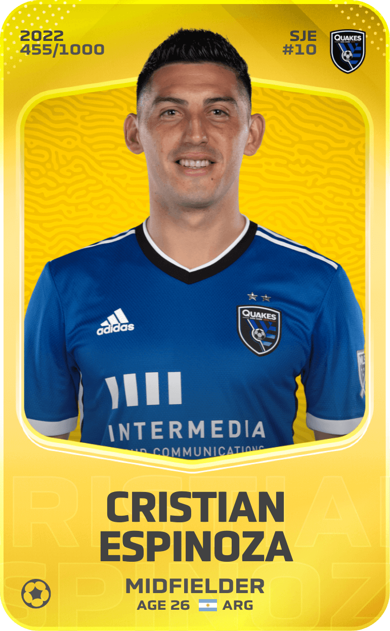 Cristian Espinoza 2022-23 • Limited 455/1000
