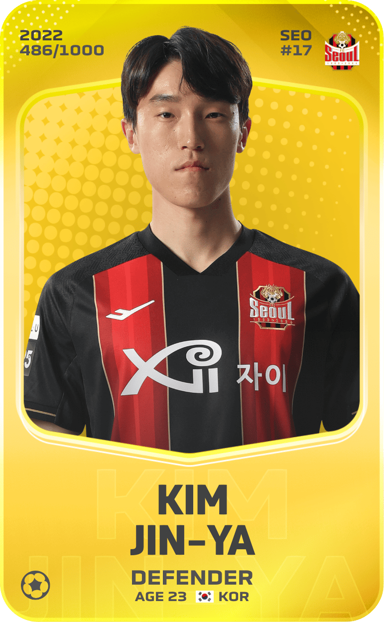 Kim Jin-Ya 2022-23 • Limited 486/1000