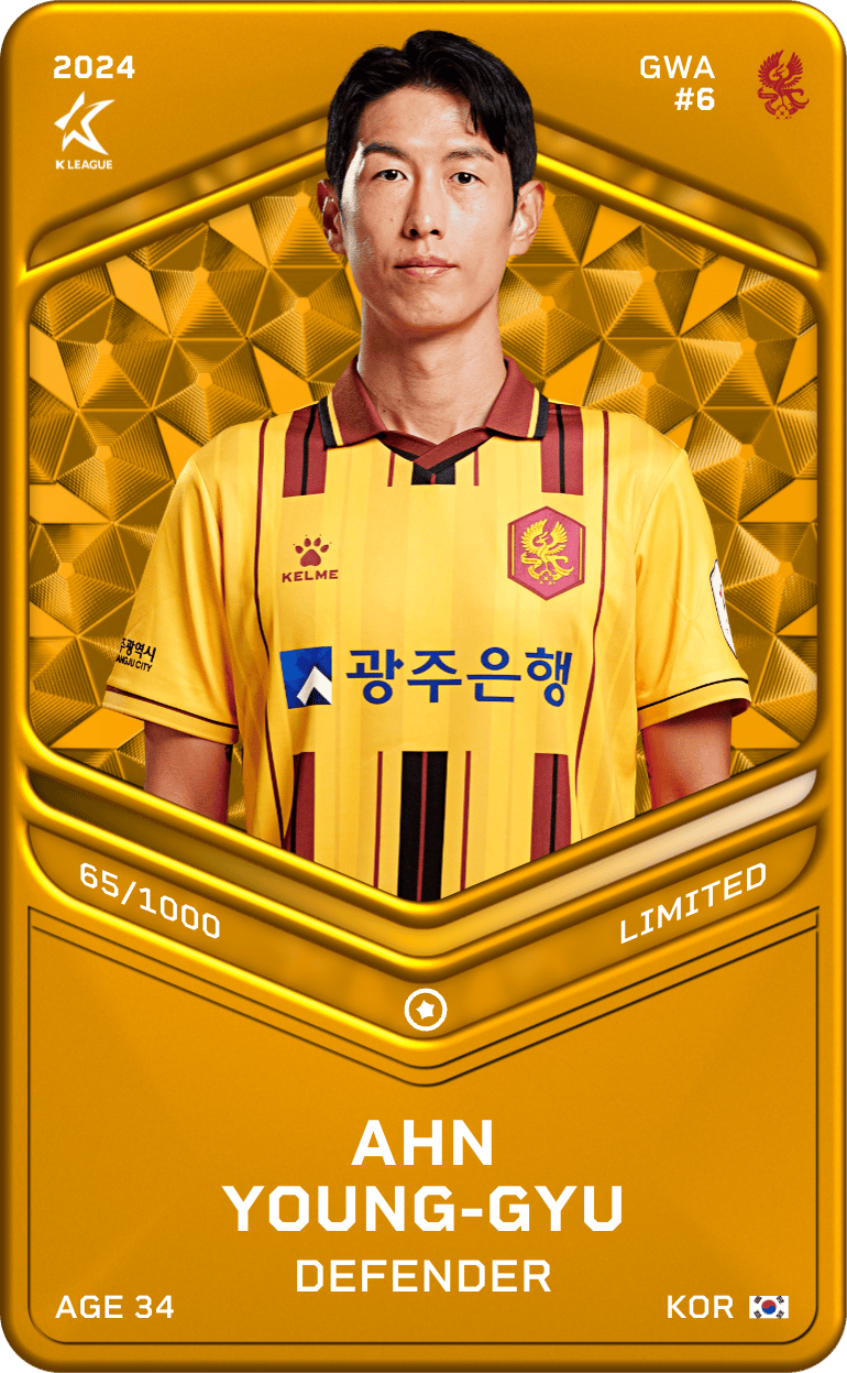 Ahn Young-Gyu 2024-25 • Limited 65/1000