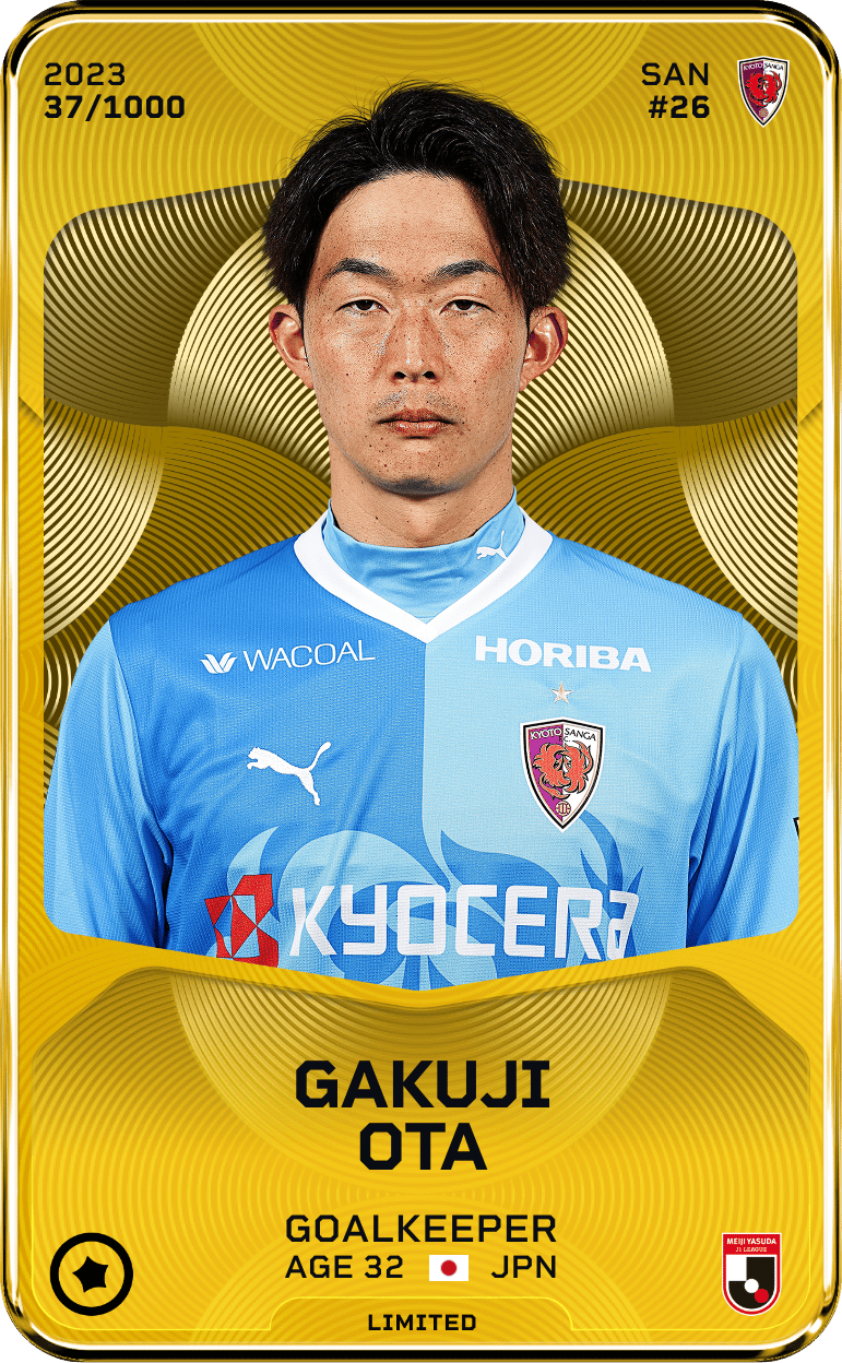 Gakuji Ota 2023-24 • Limited 37/1000