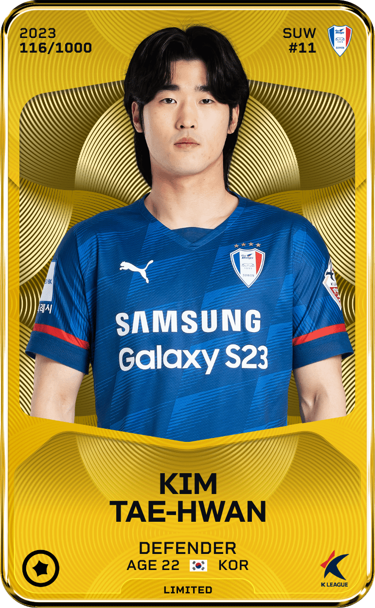 Kim Tae-Hwan 2023-24 • Limited 116/1000