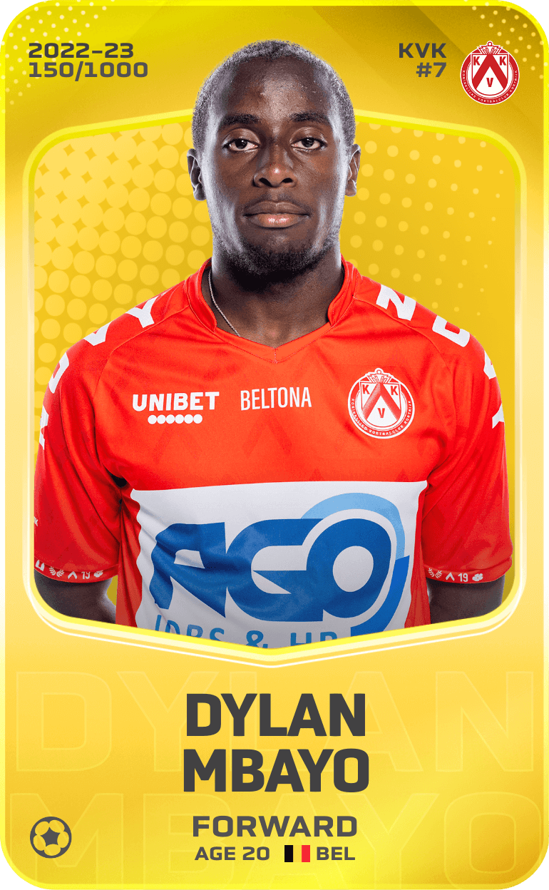 Dylan Mbayo 2022-23 • Limited 150/1000