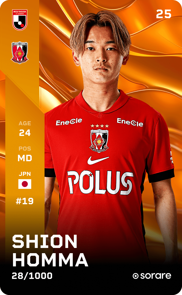 Shion Homma 2025-26 • Limited 28/1000