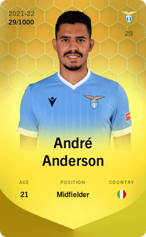 André Anderson 2021-22 • Limited 29/1000