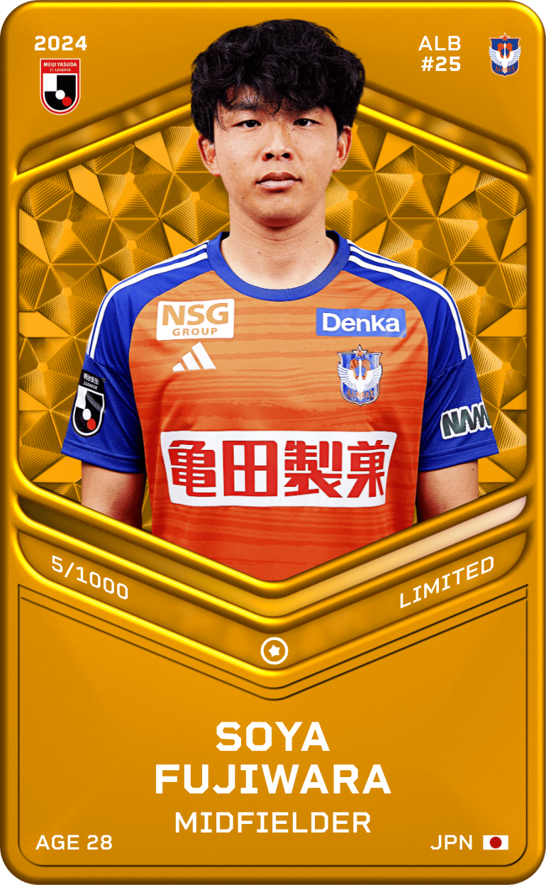 Soya Fujiwara 2024-25 • Limited 5/1000