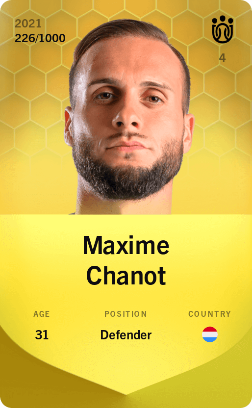Maxime Chanot 2021-22 • Limited 226/1000