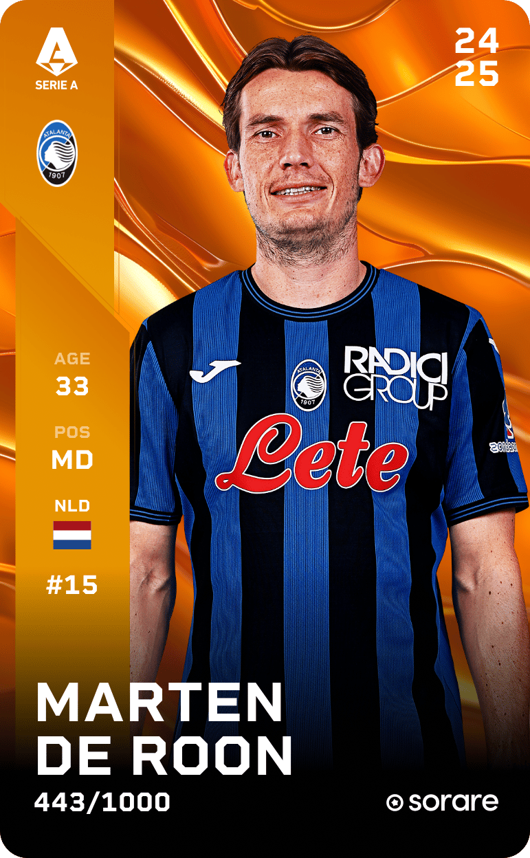 Marten de Roon 2024-25 • Limited 443/1000