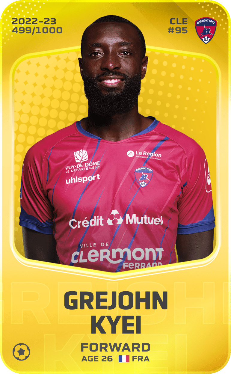 Grejohn Kyei 2022-23 • Limited 499/1000