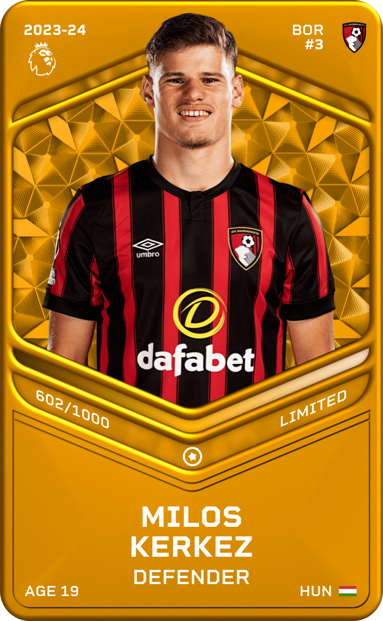 Milos Kerkez 2023-24 • Limited 602/1000