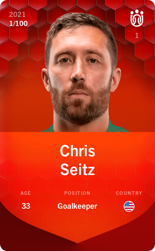 Sorare - Sorare Official - Chris Seitz 2021-22 • Rare 1/100 - NFT # 35671537654306837244435861693014309576577982422699804694809777850694860010722