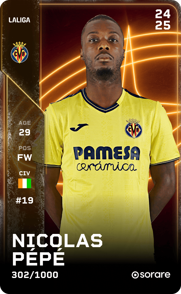 Nicolas Pépé 2024-25 • Limited 302/1000
