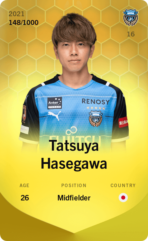 Tatsuya Hasegawa 2021-22 • Limited 148/1000