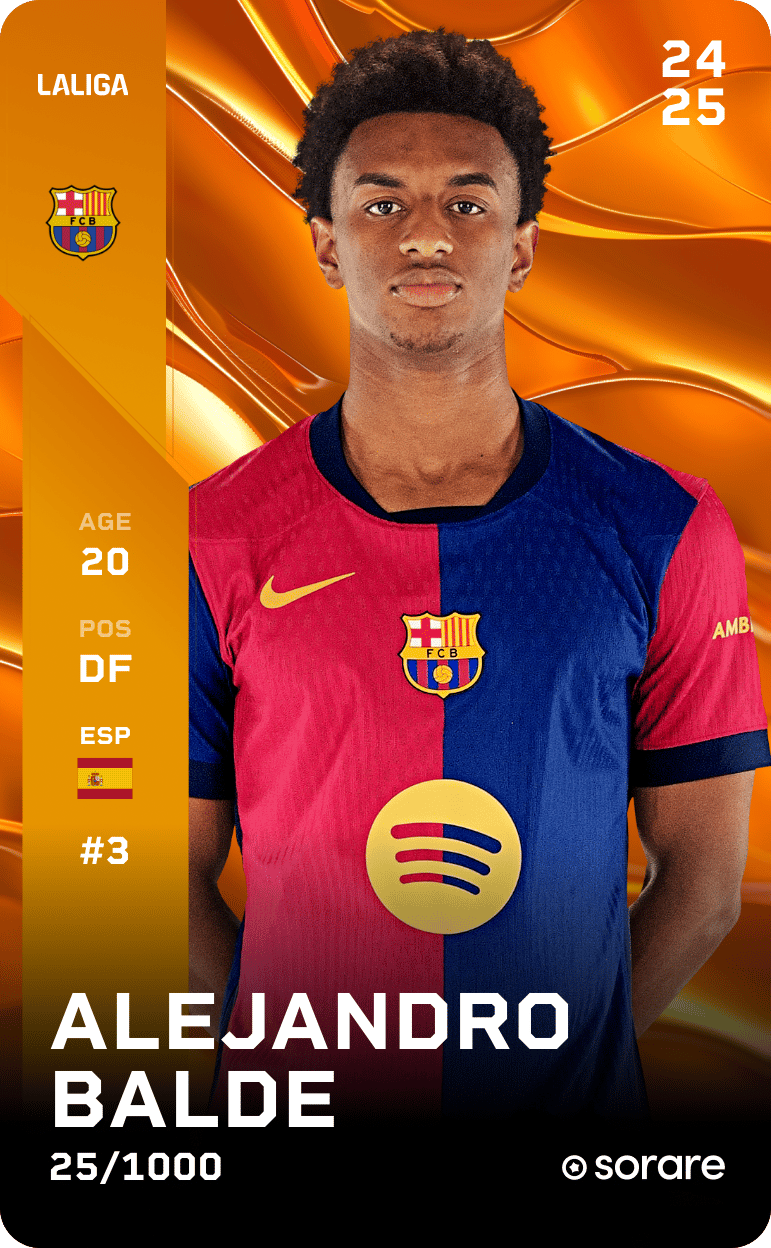 Alejandro Balde 2024-25 • Limited 25/1000