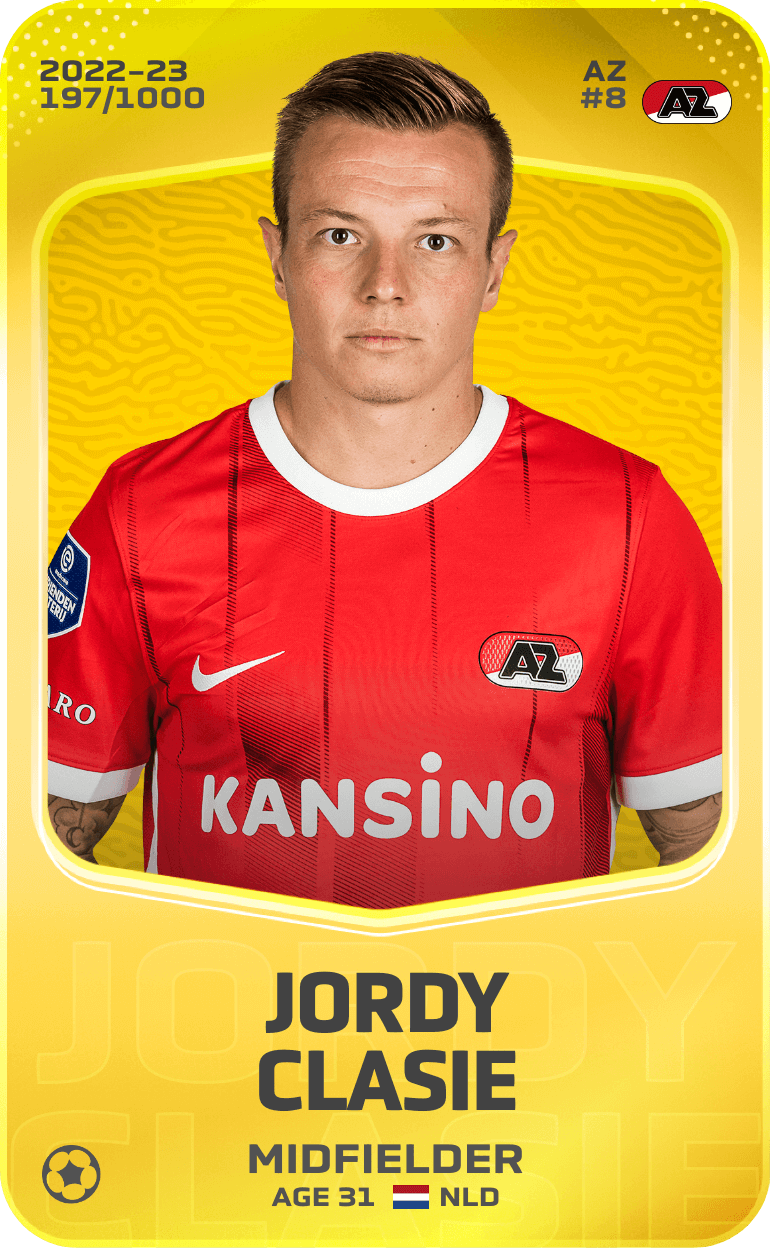 Jordy Clasie 2022-23 • Limited 197/1000