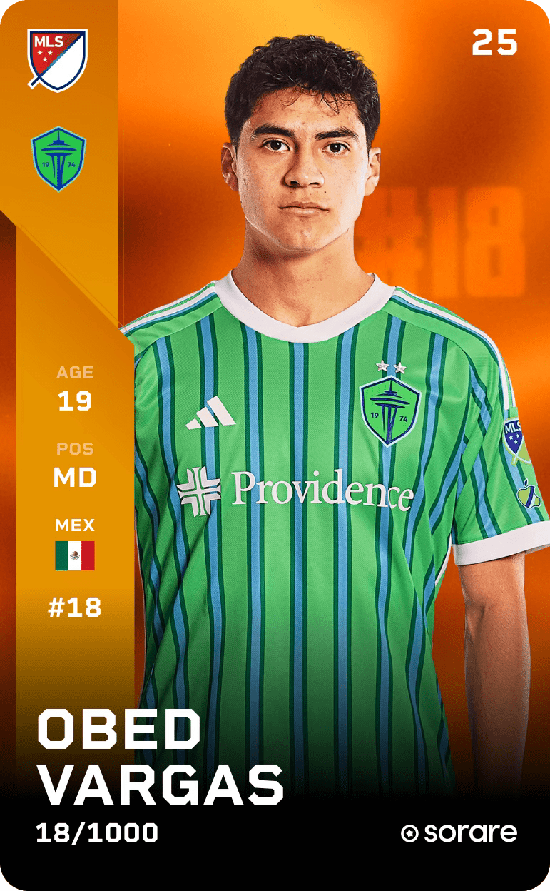 Obed Vargas 2025-26 • Limited 18/1000