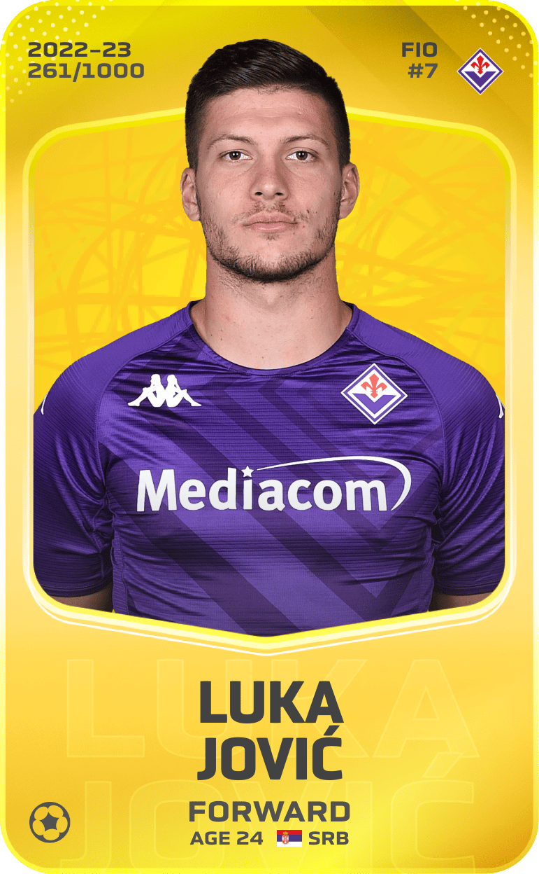 Luka Jović 2022-23 • Limited 261/1000