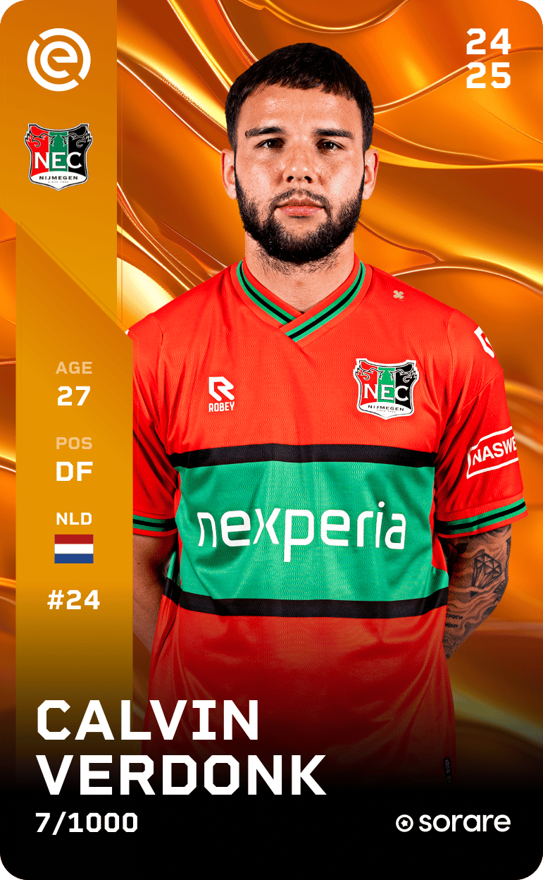 Calvin Verdonk 2024-25 • Limited 7/1000