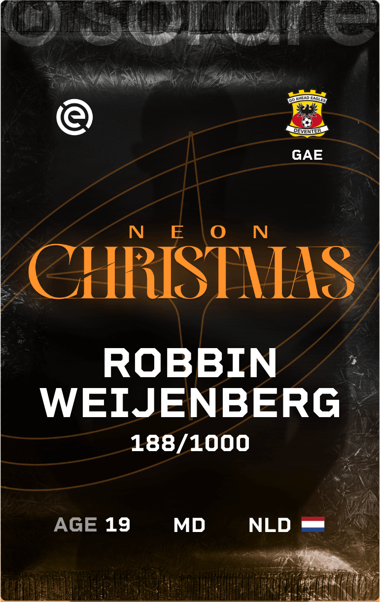 Robbin Weijenberg 2024-25 • Limited 188/1000