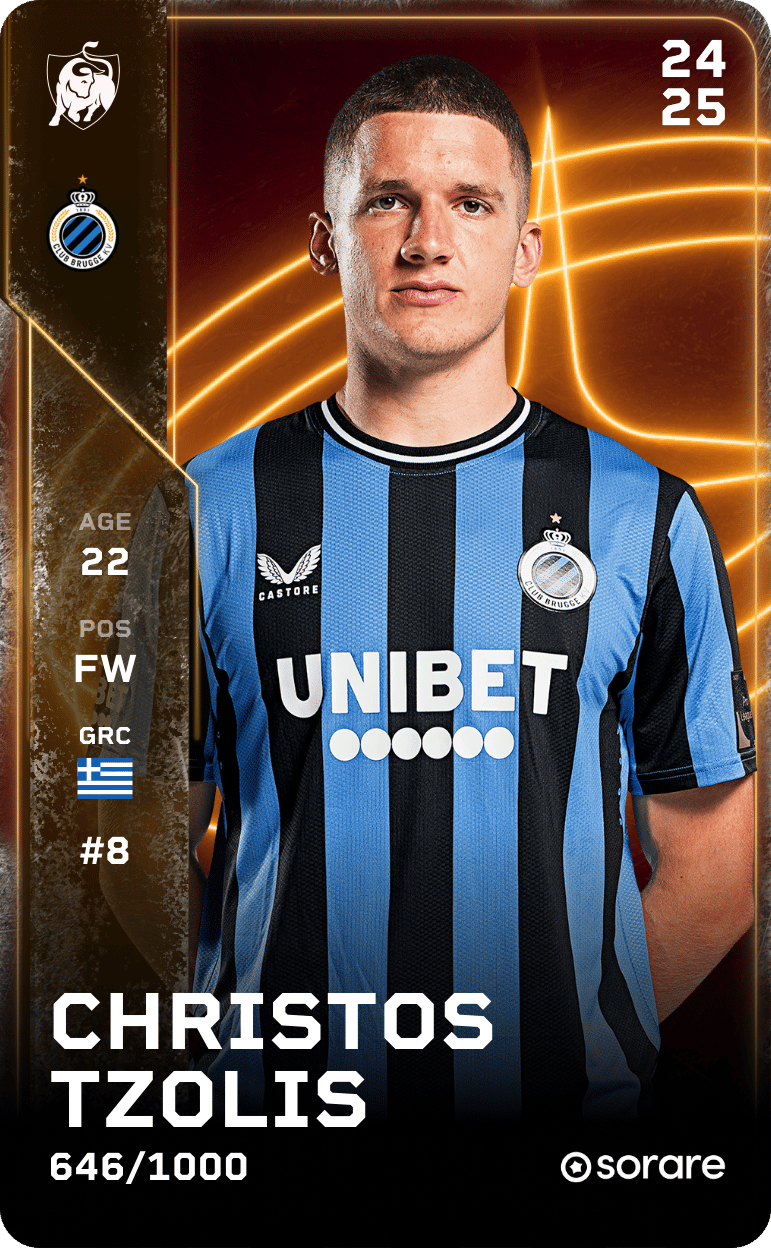 Christos Tzolis 2024-25 • Limited 646/1000