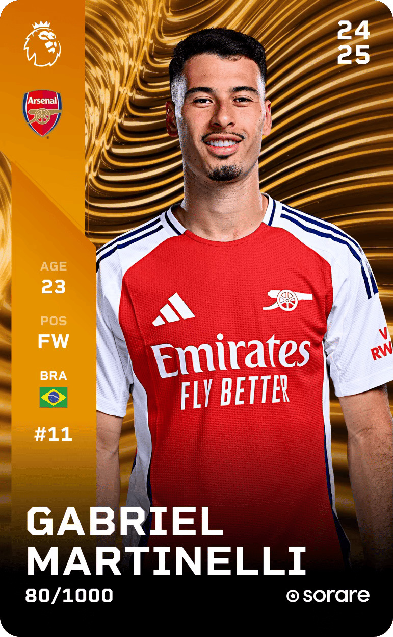 Gabriel Martinelli 2024-25 • Limited 80/1000