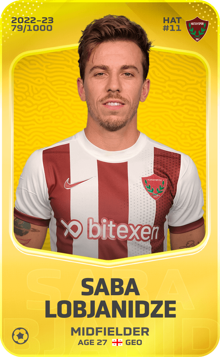 Saba Lobjanidze 2022-23 • Limited 79/1000