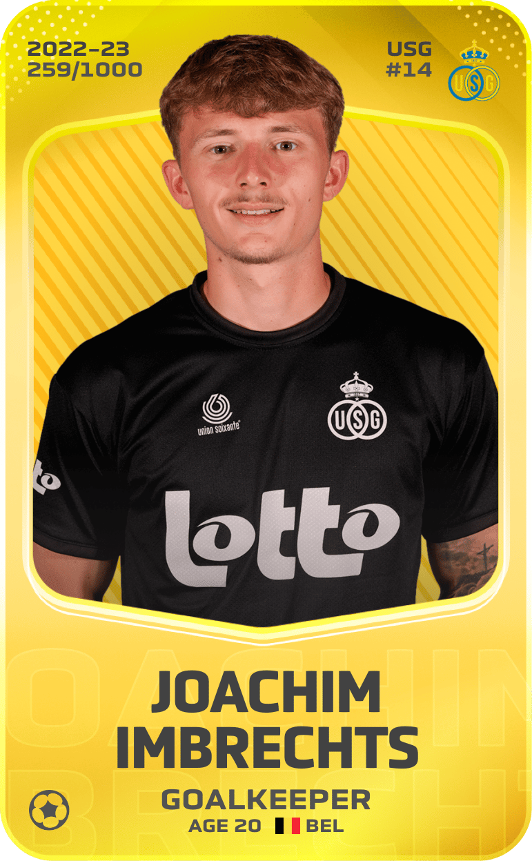 Joachim Imbrechts 2022-23 • Limited 259/1000