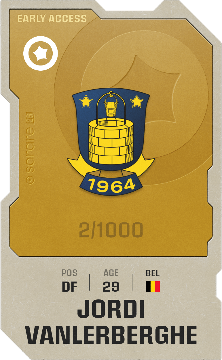 Jordi Vanlerberghe 2025-26 • Limited 2/1000